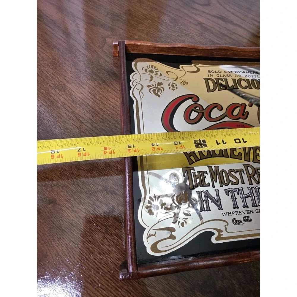 Vintage Coca-Cola‎ Mirror Serving Tray (H4) S#535